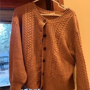 Roolee - Women's Cable Knit Cardigan Sweater